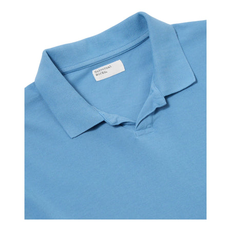 UNIVERSAL WORKS polo universal works vacation polo - summer blue da uomo