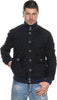 Polo-Uomo---Bomber-Blu-in-vera-pelle-camoscio