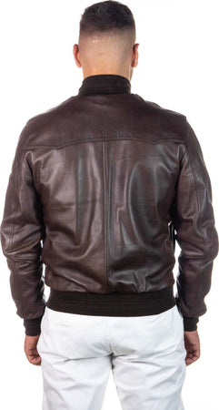 Polo-Uomo---Bomber-Testa-di-Moro-in-vera-pelle