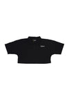 DISCLAIMER Polo Corta Donna W Polo Logo Black/white da donna