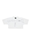 DISCLAIMER Polo Corta Donna W Polo Logo White/black da donna