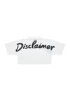 DISCLAIMER Polo Corta Donna W Polo Logo White/black da donna