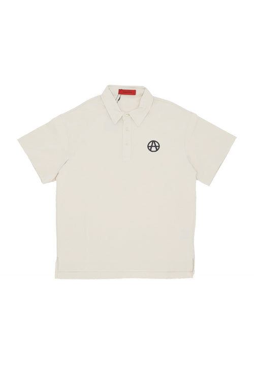 ACUPUNCTURE Polo Manica Corta Uomo Acu Polo Tee Beige da uomo