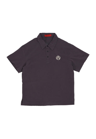 ACUPUNCTURE Polo Manica Corta Uomo Acu Polo Tee Dark Grey da uomo