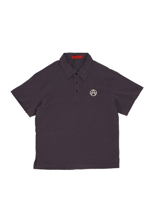 ACUPUNCTURE Polo Manica Corta Uomo Acu Polo Tee Dark Grey da uomo