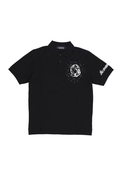 BILLIONAIRE BOYS CLUB Polo Manica Corta Uomo Embellished Astro Piquet Polo Black da uomo