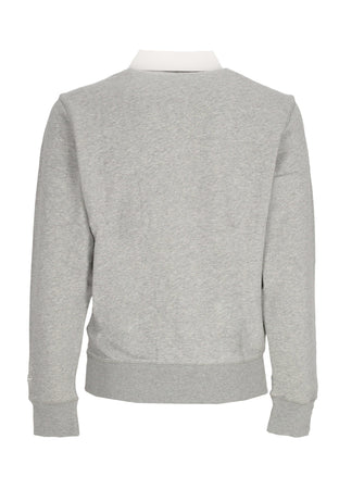 Nike Polo Manica Lunga Uomo Club L/s Polo Dk Grey Heather/white da uomo