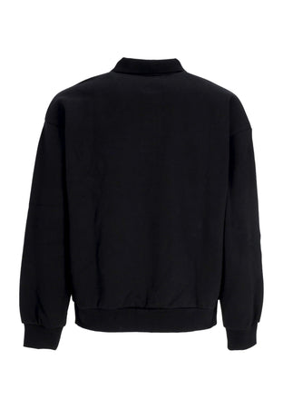 OBEY Polo Manica Lunga Uomo Lowercase Fleece Polo Black da uomo