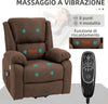 Poltrona-Alzapersona-Reclinabile-con-Poggiapiedi,-in-Tessuto-Effetto-Lino,-87x92x105-cm,-Caffè-OP6713-157V90CFOP6