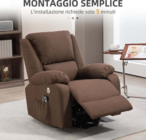 Poltrona-Alzapersona-Reclinabile-con-Poggiapiedi,-in-Tessuto-Effetto-Lino,-87x92x105-cm,-Caffè-OP6713-157V90CFOP6