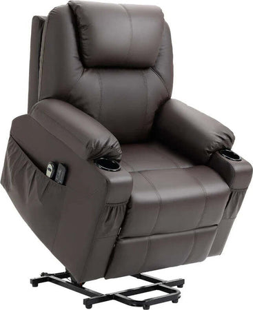 Poltrona-Alzapersona-Reclinabile-fino-a-135°-con-Portabicchieri,-Telecomando-e-Poggiapiedi-88x92x106-cm,-Marrone-GH4713-096BNGH4