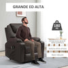 Poltrona-Alzapersona-Reclinabile-fino-a-135°-con-Portabicchieri,-Telecomando-e-Poggiapiedi-88x92x106-cm,-Marrone-GH4713-096BNGH4