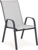 Poltrona con braccioli ''Martinez'' per giardino e veranda in alluminio antiruggine e texilene Giardino e giardinaggio/Arredamento da giardino e accessori/Poltrone Decor Space - Altamura, Commerciovirtuoso.it