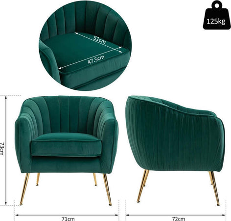 Poltrona-da-Salotto-Imbottita-con-Braccioli-e-Schienale-,-Design-Moderno-,-Gambe-in-Metallo-(71x72x73-cm)-Verde-poltroncina-camera-ufficio-studio-F833-725GNA
