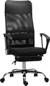 Poltrona-da-Ufficio-Ergonomica,-Altezza-Regolabile,-Reclinabile,-Poggiapiedi-Estraibile,-Supporto-Lombare,-Nero-GH4921-316GH4
