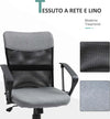 Poltrona-da-Ufficio-in-Tessuto-Grigio,-Sedia-Girevole-ed-Ergonomica-per-Scrivania,-60-x-66-x-91-101cm-RF9921-379GYRF9