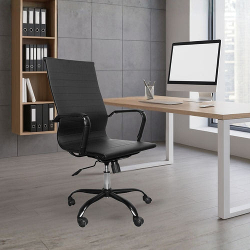 Poltrona da ufficio NuviaH con schienale altro colore nero