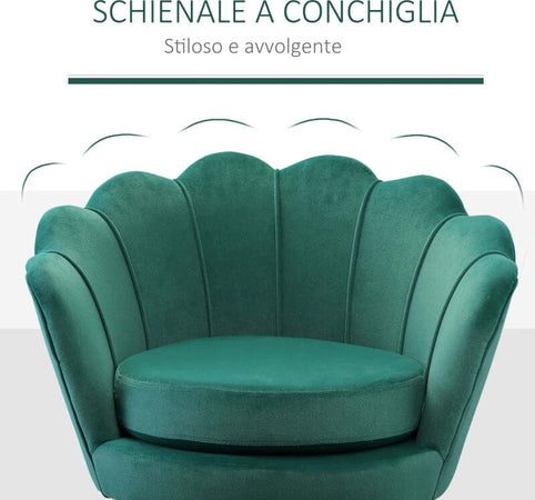 Poltrona-Design-in-Velluto-Verde-da-camera-ufficio-pub-,-Poltroncina-imbottita-con-Schienale-Alto-76x67x74cm-F839-012GNA