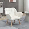 Poltrona-Design-Scandinava-in-Legno-ed-Effetto-Velluto-Crema,-per-Soggiorno-o-Ufficio-,-68.5x61x72.5-cm-sedia-poltroncina-salotto-studio-camera-F833-799V00CWA