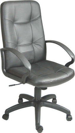 Poltrona direzionale Auriga P - similpelle - nero - Unisit Casa e cucina/Arredamento/Studio/Sedie e Sgabelli/Sedie da scrivania Eurocartuccia - Pavullo, Commerciovirtuoso.it