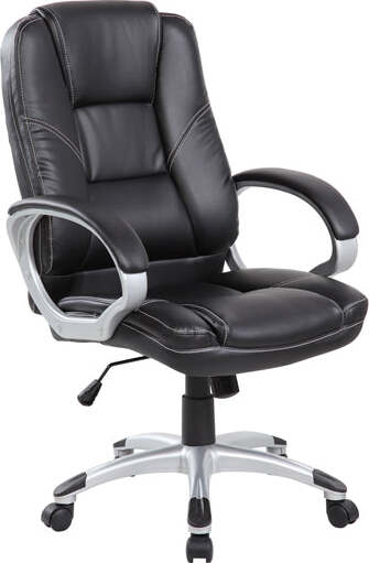 Poltrona direzionale Boston - nero - Serena Group Casa e cucina/Arredamento/Studio/Sedie e Sgabelli/Sedie da scrivania Eurocartuccia - Pavullo, Commerciovirtuoso.it