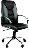 Poltrona direzionale Hydra - conn ruote e braccioli - pelle-tessuto - nero - Unisit Casa e cucina/Arredamento/Studio/Sedie e Sgabelli/Sedie da scrivania Eurocartuccia - Pavullo, Commerciovirtuoso.it