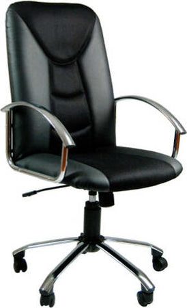 Poltrona direzionale Hydra - conn ruote e braccioli - pelle-tessuto - nero - Unisit Casa e cucina/Arredamento/Studio/Sedie e Sgabelli/Sedie da scrivania Eurocartuccia - Pavullo, Commerciovirtuoso.it