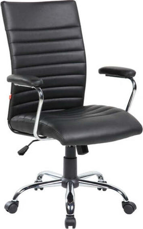 Poltrona direzionale San Francisco M - con ruote e braccioli - nero - Serena Group Casa e cucina/Arredamento/Studio/Sedie e Sgabelli/Sedie da scrivania Eurocartuccia - Pavullo, Commerciovirtuoso.it