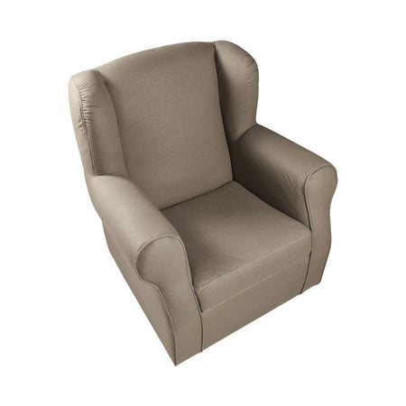 Poltrona Ebro eco nabuk tortora moxart 8