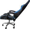 Poltrona Gaming reclinabile da ufficio con supporto lombare e poggiatesta Blu Casa e cucina/Arredamento/Studio/Sedie e Sgabelli/Sedie da scrivania Decor Space - Altamura, Commerciovirtuoso.it