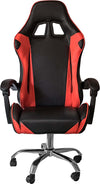 Poltrona Gaming reclinabile da ufficio con supporto lombare e poggiatesta Rosso Casa e cucina/Arredamento/Studio/Sedie e Sgabelli/Sedie da scrivania Decor Space - Altamura, Commerciovirtuoso.it