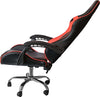 Poltrona Gaming reclinabile da ufficio con supporto lombare e poggiatesta Rosso Casa e cucina/Arredamento/Studio/Sedie e Sgabelli/Sedie da scrivania Decor Space - Altamura, Commerciovirtuoso.it