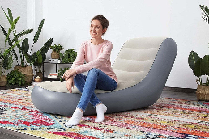 Poltrona Gonfiabile Chaise Sport Lounger 165x84x79 Cm Superficie Floccata 75064 Giochi e giocattoli/Sport e giochi all'aperto/Giochi aquatici e piscine per bambini/Canotti e gonfiabili galleggianti Trade Shop italia - Napoli, Commerciovirtuoso.it