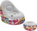 Poltrona Gonfiabile Comfort Cruiser Graffiti Lounge Sgabello 121x100x86cm 75076 Giochi e giocattoli/Sport e giochi all'aperto/Giochi aquatici e piscine per bambini/Canotti e gonfiabili galleggianti Trade Shop italia - Napoli, Commerciovirtuoso.it