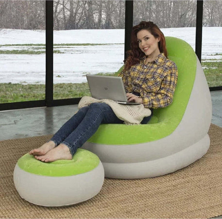 Poltrona Gonfiabile Con Pouf Comfort Cruiser 121x100x86cm Colori Assortiti 75053 Giochi e giocattoli/Sport e giochi all'aperto/Giochi aquatici e piscine per bambini/Canotti e gonfiabili galleggianti Trade Shop italia - Napoli, Commerciovirtuoso.it