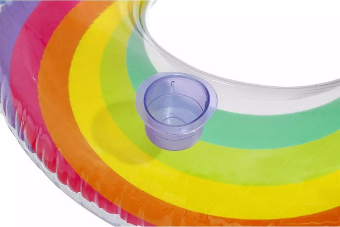 Poltrona Gonfiabile Con Schienale Portabicchiere Fashion Rainbow Dream 107cm 43647 Giochi e giocattoli/Sport e giochi all'aperto/Giochi aquatici e piscine per bambini/Canotti e gonfiabili galleggianti Trade Shop italia - Napoli, Commerciovirtuoso.it