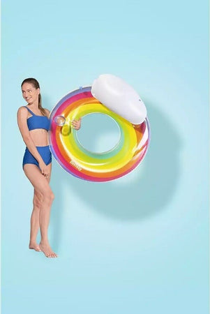 Poltrona Gonfiabile Con Schienale Portabicchiere Fashion Rainbow Dream 107cm 43647 Giochi e giocattoli/Sport e giochi all'aperto/Giochi aquatici e piscine per bambini/Canotti e gonfiabili galleggianti Trade Shop italia - Napoli, Commerciovirtuoso.it