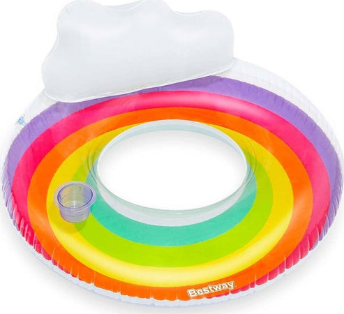 Poltrona Gonfiabile Con Schienale Portabicchiere Fashion Rainbow Dream 107cm 43647 Giochi e giocattoli/Sport e giochi all'aperto/Giochi aquatici e piscine per bambini/Canotti e gonfiabili galleggianti Trade Shop italia - Napoli, Commerciovirtuoso.it
