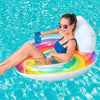 Poltrona Gonfiabile Con Schienale Portabicchiere Fashion Rainbow Dream 107cm 43647 Giochi e giocattoli/Sport e giochi all'aperto/Giochi aquatici e piscine per bambini/Canotti e gonfiabili galleggianti Trade Shop italia - Napoli, Commerciovirtuoso.it