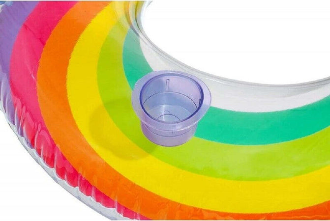 Poltrona Gonfiabile Con Schienale Portabicchiere Fashion Rainbow Dream 107cm 43647 Giochi e giocattoli/Sport e giochi all'aperto/Giochi aquatici e piscine per bambini/Canotti e gonfiabili galleggianti Trade Shop italia - Napoli, Commerciovirtuoso.it
