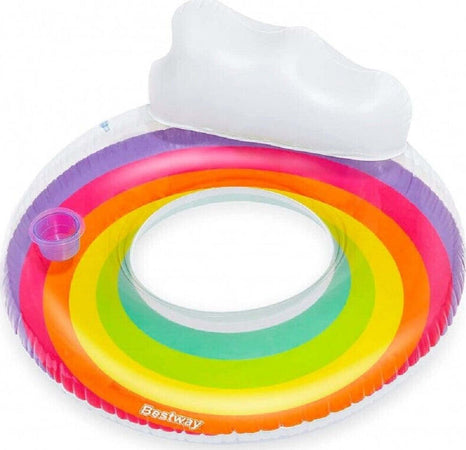 Poltrona Gonfiabile Con Schienale Portabicchiere Fashion Rainbow Dream 107cm 43647 Giochi e giocattoli/Sport e giochi all'aperto/Giochi aquatici e piscine per bambini/Canotti e gonfiabili galleggianti Trade Shop italia - Napoli, Commerciovirtuoso.it