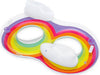 Poltrona Gonfiabile Doppia Rainbow Dream 186x116 Cm Maniglie Portalattine 43648 Giochi e giocattoli/Sport e giochi all'aperto/Giochi aquatici e piscine per bambini/Canotti e gonfiabili galleggianti Trade Shop italia - Napoli, Commerciovirtuoso.it