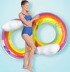 Poltrona Gonfiabile Doppia Rainbow Dream 186x116 Cm Maniglie Portalattine 43648 Giochi e giocattoli/Sport e giochi all'aperto/Giochi aquatici e piscine per bambini/Canotti e gonfiabili galleggianti Trade Shop italia - Napoli, Commerciovirtuoso.it