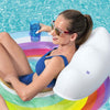 Poltrona Gonfiabile Doppia Rainbow Dream 186x116 Cm Maniglie Portalattine 43648 Giochi e giocattoli/Sport e giochi all'aperto/Giochi aquatici e piscine per bambini/Canotti e gonfiabili galleggianti Trade Shop italia - Napoli, Commerciovirtuoso.it