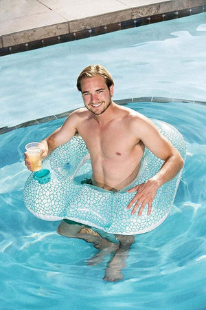 Poltrona Gonfiabile Flip-pillow Lounge 102x94cm Con Portabicchiere Piscina 43097 Giochi e giocattoli/Sport e giochi all'aperto/Giochi aquatici e piscine per bambini/Canotti e gonfiabili galleggianti Trade Shop italia - Napoli, Commerciovirtuoso.it
