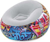 Poltrona Gonfiabile Pouf Puffo Graffiti Street Art 112x112x66 Cm 3 Colori 75075 Giochi e giocattoli/Sport e giochi all'aperto/Giochi aquatici e piscine per bambini/Canotti e gonfiabili galleggianti Trade Shop italia - Napoli, Commerciovirtuoso.it