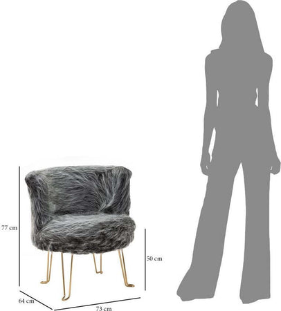 Poltrona-Hacil-Grigia-Cm-73X64X77