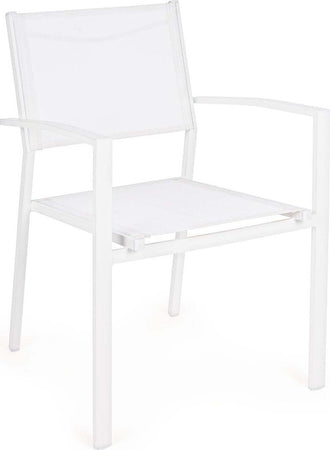 Poltrona ''Hilde'' per giardino e veranda in alluminio antiruggine e texilene confezione da 2 pezzi Giardino e giardinaggio/Arredamento da giardino e accessori/Poltrone Decor Space - Altamura, Commerciovirtuoso.it