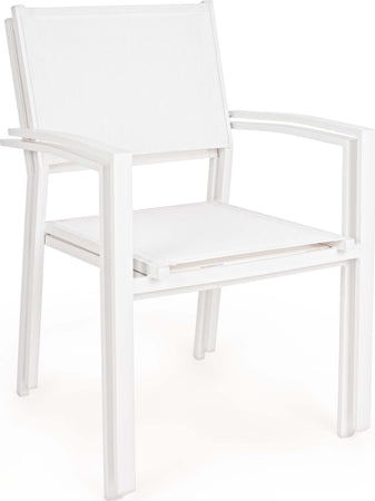 Poltrona ''Hilde'' per giardino e veranda in alluminio antiruggine e texilene confezione da 2 pezzi Giardino e giardinaggio/Arredamento da giardino e accessori/Poltrone Decor Space - Altamura, Commerciovirtuoso.it