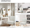 Poltrona-Imbottita-per-Soggiorno-e-Sala-pranzo-in-Stile-Nordico,-Poltroncina-da-Camera-in-Tessuto-e-Gambe-in-Legno---Bianco-sedia-salotto-ufficio-studio-F839-189A